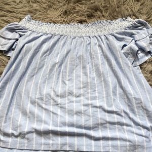 American eagle off the shoulder short sleeve tee